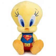 Grande Peluche Titi Canari Jaune 63 Cm - Loup Collection Super Héros Superman - Doudou Licence Xl Looney Tunes - Spin Master