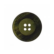 Boutons Panier Rond 4 Trous Olive 18mm X 4 - Union Knopf Vert - Prym Union Knopf