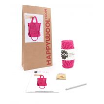 Kit Crochet Sac Barbara Fushia Tu - Pingouin