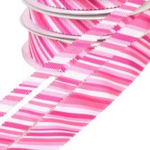 Ruban Festonné Multicolore Rose Au Mètre - MyMercerie