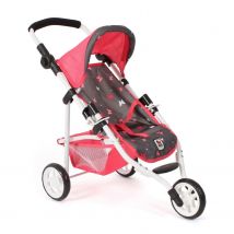 Poupées Jogging-buggy Lola - Corail Papillon - Bayer Chic 2000