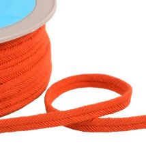 Bobine 20m Double Cordon Fils 10mm Orange Bengale - My mercerie