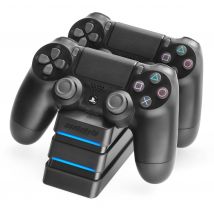 Tour De Charge Twin Charge 4 Snakebyte Pour Manette Ps4 Noire - Snakebyte