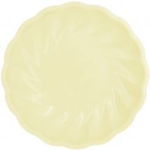 6 Assiettes - Jaune Pastel - Amscan