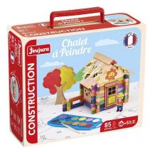 Chalet En Bois À Peindre 85 Pcs - Jeujura