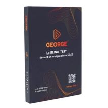 George – Le Blind - Test Devient Un Vrai Jeu De Societe - Noir - Tribuo