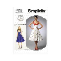 Patron Simplicity 9284 - Robe Femme Avec Haut Ajusté Et Décolleté Cœur Du 32 Au 48 (fr)