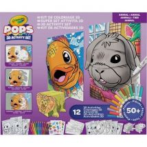 Créatif - Pops 3d Color Pops Gift Set - Plus De 12 Activités En 3d! Des 6 Ans - Crayola
