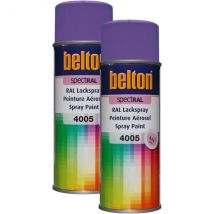 2 Bombes De Peinture Belton Spectral Ral4005 Lilas Bleu 400ml