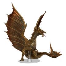 Dungeons & Dragons Frameworks - Miniature Model Kit Adult Brass Dragon - WIZKIDS