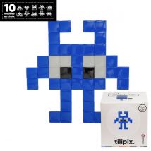 Kit Mosaïque Diy Pixel Art - Monster - Bleu Électrique - Tilipix