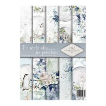5 Papiers Scrapbooking 21 X 29.7 Cm Itd Collection The World Of Ice Porcelaine Scrapbooking