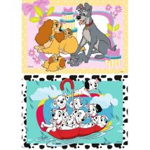 2 Puzzles Les Cadeaux De La Belle Et Le Clochard / 101 Dalmatiens Sous La Pluie 24 Pieces - Ravensburger - 050871 - Ravensburger
