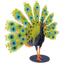 Maquette 3d En Papier Paon - Fridolin