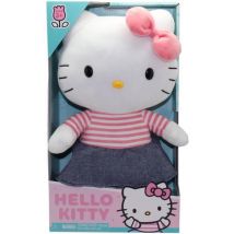 Peluche - Hello Kitty - Hkt131 - Modele Robe Denim - 30 Cm - Des 3 Ans - Hello Kitty