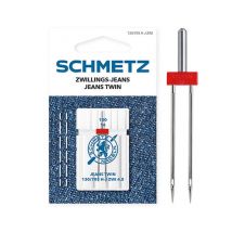 Aiguille Jeans Double - Dimension 4,0/100 - 130/705h-j Zwi - 1 Pce - Schmetz Taille N°100