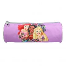 Trousse Scolaire Ronde Disney Princesses Violette - Bagtrotter - Bagtrotter