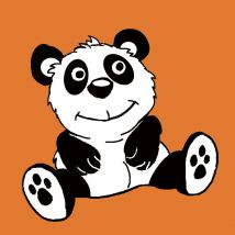 Kit Canevas Soudan Le Panda 20x20cm - LUC