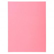Paquet De 50 Chemises 2 Rabats Super 210 - 24x32cm - Rose - X 5 - Exacompta