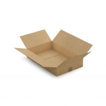 15 Cartons D'Emballage 55 X 35 X 10 Cm - Simple Cannelure - Raja