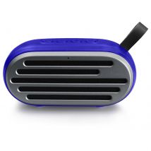 Mini Enceinte Bluetooth Tws Haut-parleur Métal 4w Autonomie 7h Appel Mains-libres Fm Bleu Yonis - Yonis