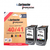 Cartouche Compatible Canon 40/41xl Pack De 2 - La Cartouche Française - Canon
