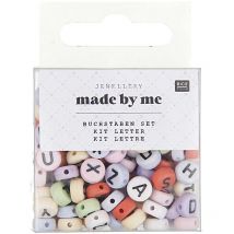 Perles Rondes Lettres - Pastel - Rico Design