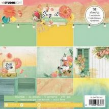 36 Papiers Fantaisies 15.2 X 15.2 Cm Scrapbooking Studiolight Say It With Flowers 162 - Studio Light