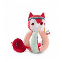 Alice La Renarde Hochet A Poignees - Lilliputiens - Rouge