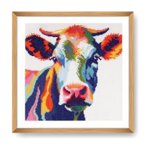 Kit Point De Croix Vache 36 X 36 Cm – Trimits Vache