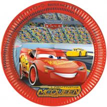 8 Assiettes Cars 3 - Annikids