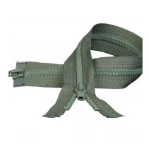 Fermeture À Glissière Injectée Bouche À Bouche Séparable Vert Kaki - MyMercerie