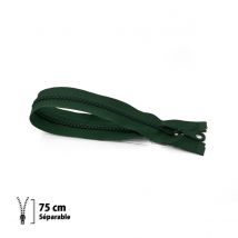 Fermeture Éclair Z54 - Moulée 6mm Séparable - 75 Cm - Eclair Prym