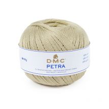 Pelote De Laine - 100% Coton - Sable - 53782 - Dmc - Petra - Grosseur 5 - Dmc