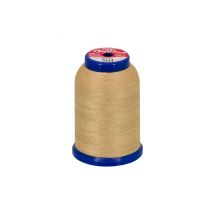 Fil Mousse Lamé Fujix 1000m - Babylock : Élégance Et Performance Pour Vos Surjets Et Recouvrements 504 Lamé Beige Et Or - Baby Lock