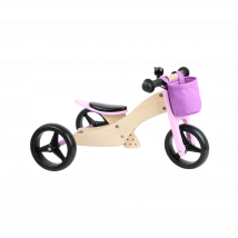 Draisienne-tricycle 2 En 1 Rose - Legler