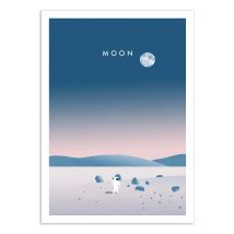 Affiche 30 X 40 Cm - Moon - Katinka Reinke - Wall Editions
