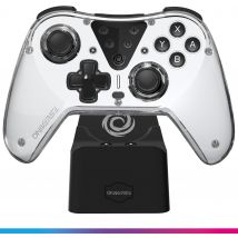 Manette Sans Fil Switch Pc Android Ios Oniverse - Dock De Charge, Turbo, Gyro 6 Axes Astralite Blanc