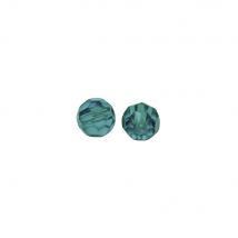 Swarovski Elements Perle Ronde Cristal, Bleu Lagon, 4 Mm Ø, Boîte 20 Pces