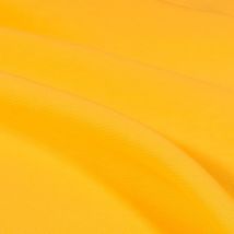 Tissu Mousseline Uni Jaune Orangé - Craftine