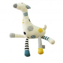 Peluche En Coton Maille Tricot - Doudou Girafe - Sevira Kids
