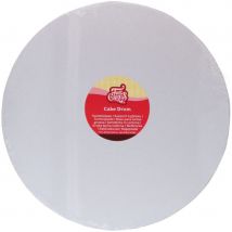 Funcakes Cake Drum Rond Ø35 Cm - Blanc - CakeSupplies