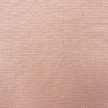 Tissu Voile De Coton Plumetis Dobby Sur Fond Rose Pâle - Au Mètre - Craftine