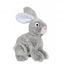 Lapin Flammé Gris - 25 Cm - Gipsy Toys