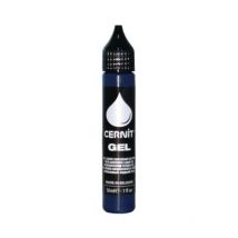 Gel Polymère - Pâte À Modeler - Liquide - À Cuire - Bleu - 30ml - Cernit