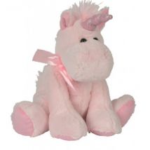 Peluche Licorne Rose 36cm - Animaux Fantastique - Nicotoy - 5835910b - Nicotoy