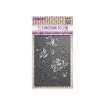 Embossing Folder Classeur De Gaufrage 10,5 X 14,8 Cm Exotic Flower 27 - Nellie's Choice
