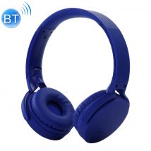 Casque Bluetooth Sans Fil Pliable Son Stéréo Mains Libres Entrée Jack Bleu Yonis - Yonis