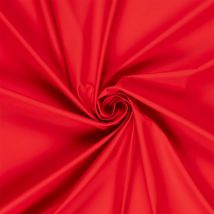 Tissu Imperméable Uni Rouge - Au Mètre - Craftine