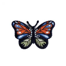 Lot De 3 Écussons Papillon Coloré Violet 5,2cm X 3cm - MyMercerie